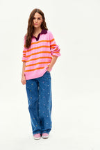 Sweter polo Pink Cloud