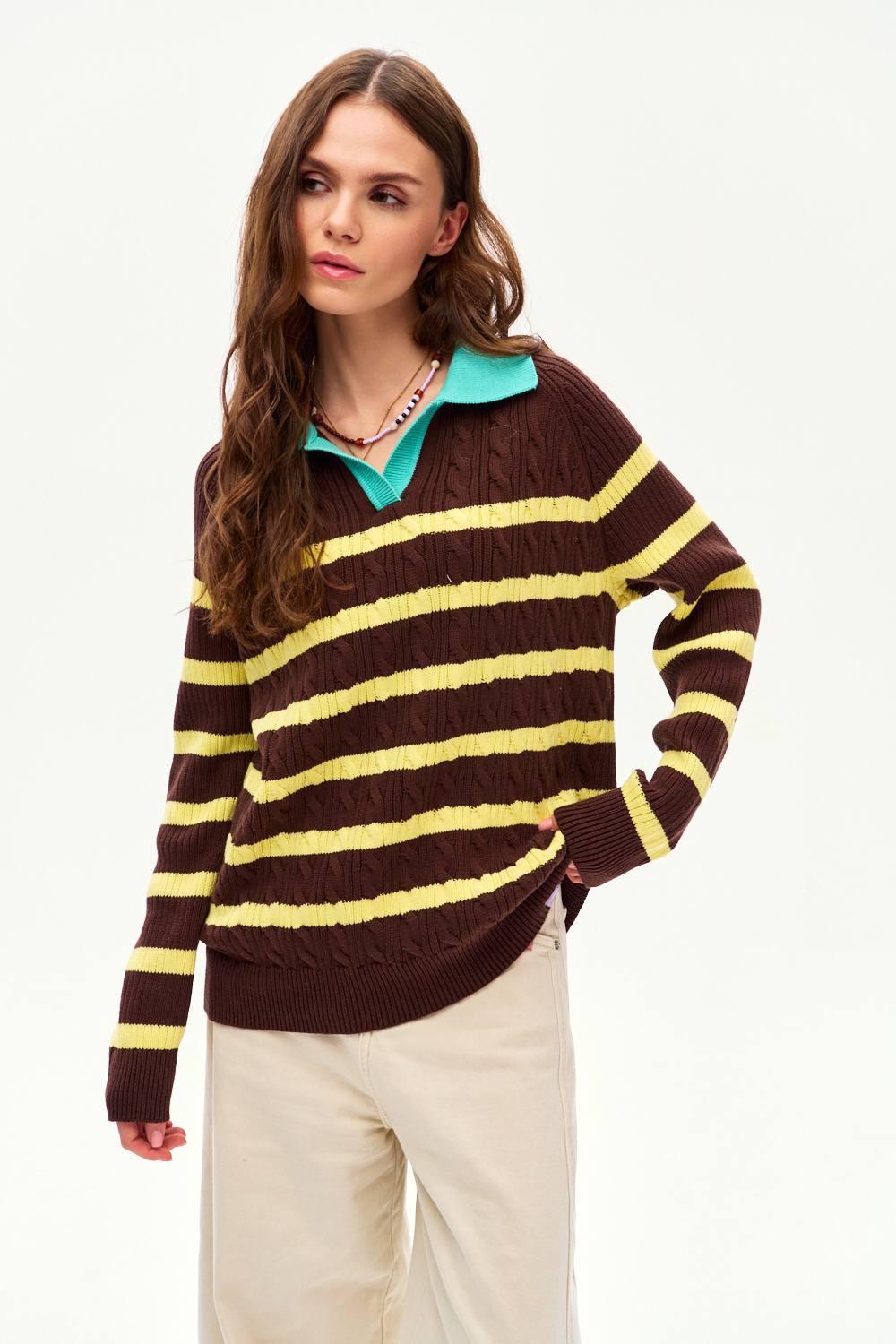 Sweter polo Lucky Mood