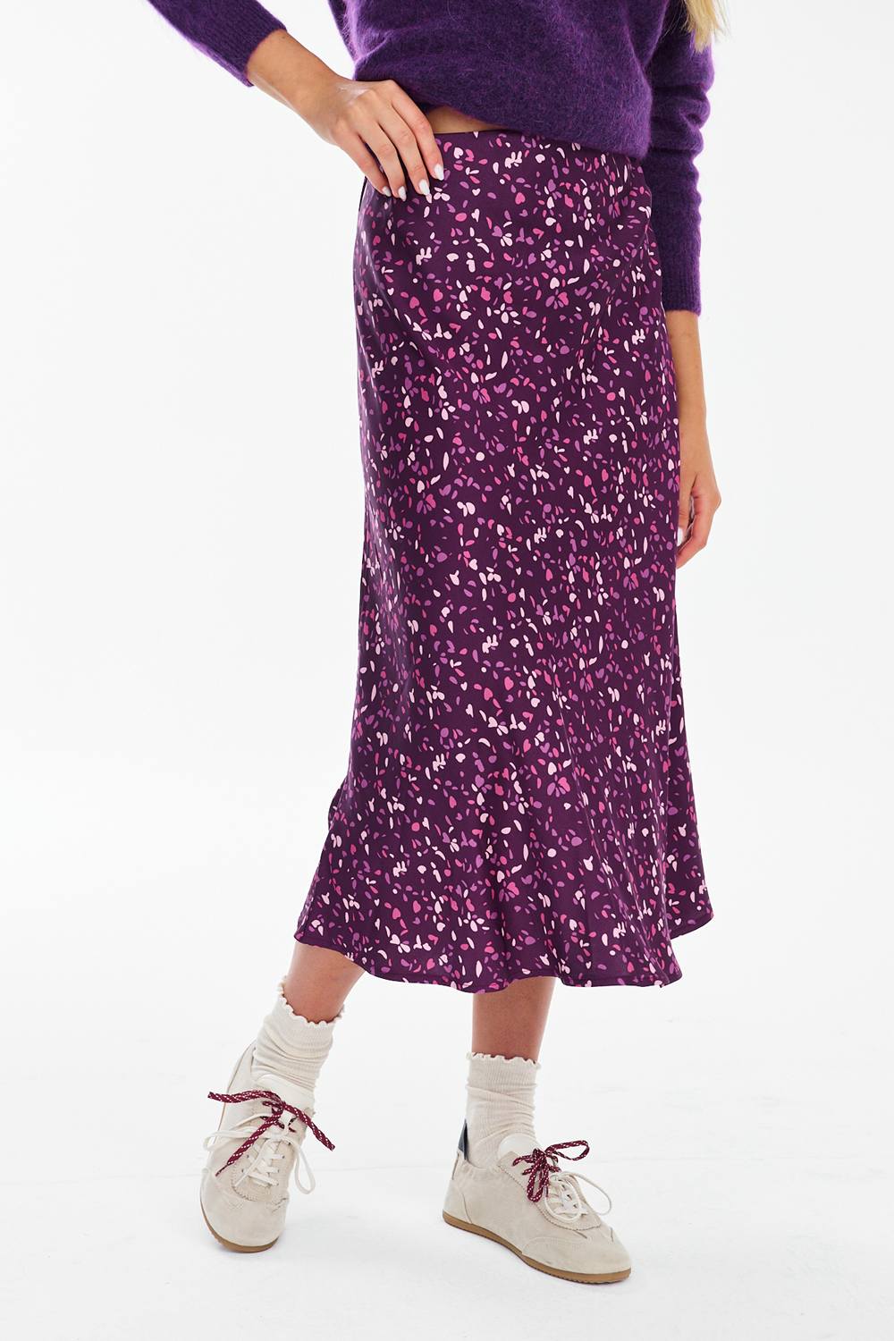 Spódnica midi Plum Poetry