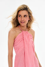Sukienka lniana Warm Blush