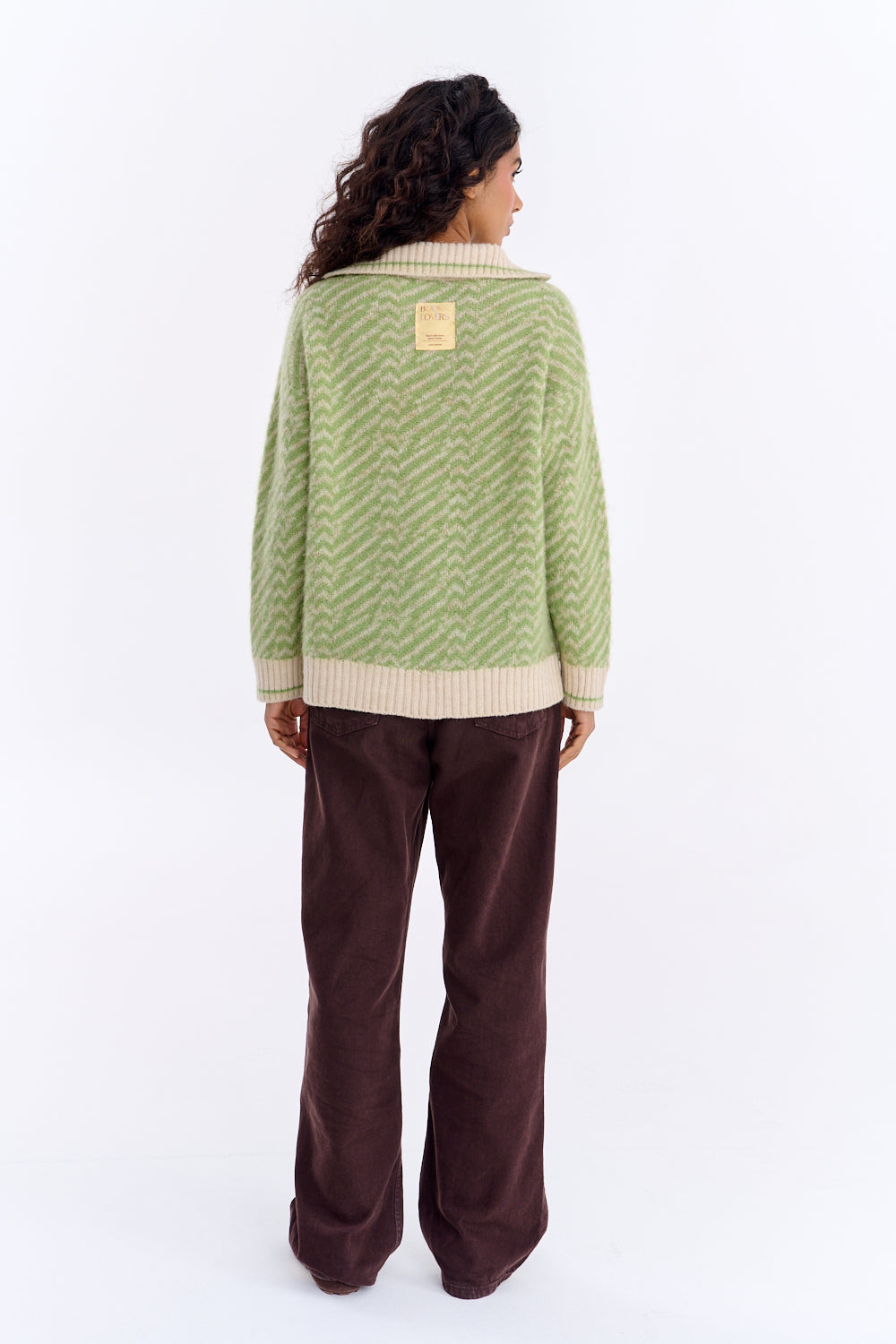 Sweter polo z moherem Almost Silence