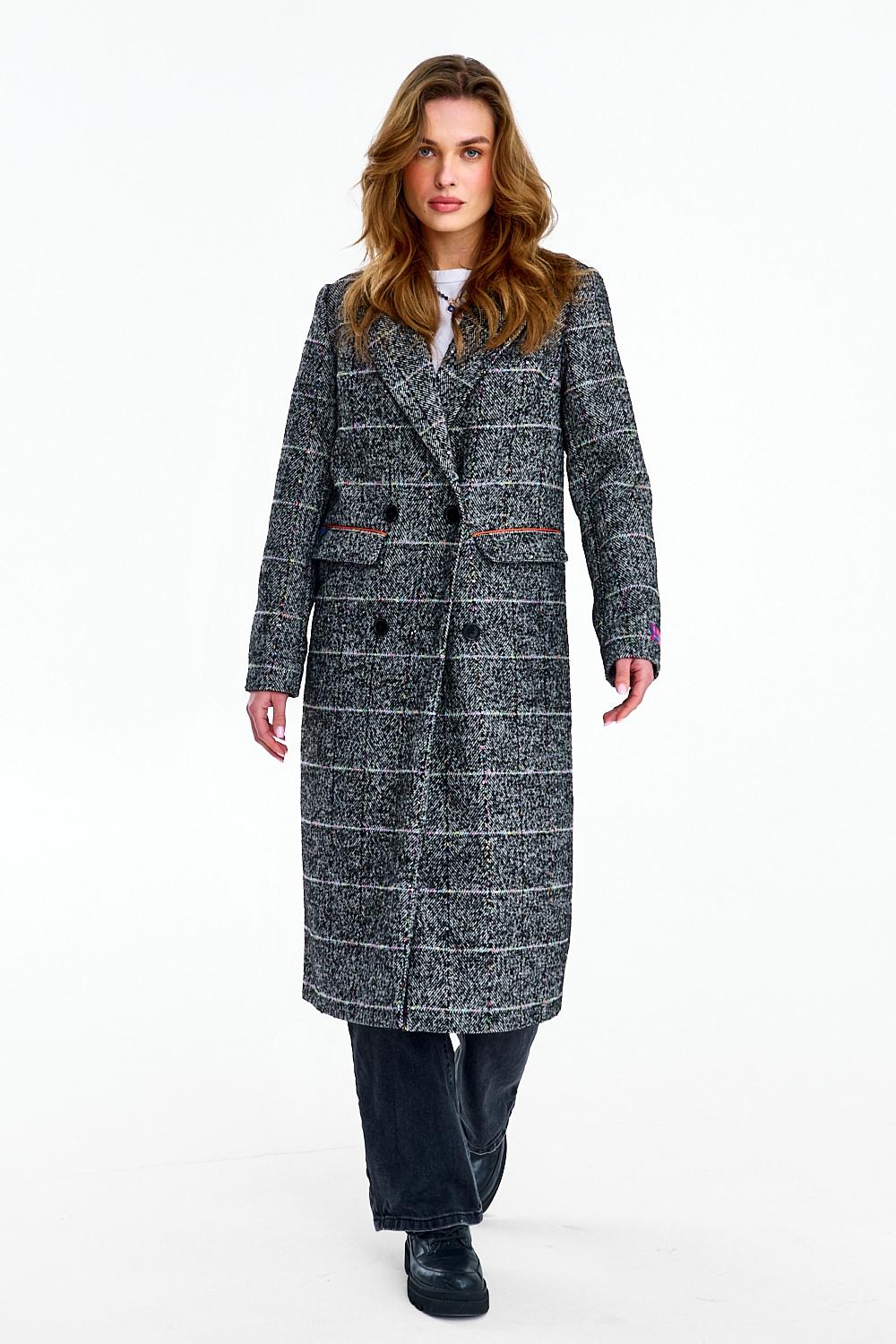 Klasyczny płaszcz Lost in Notes
