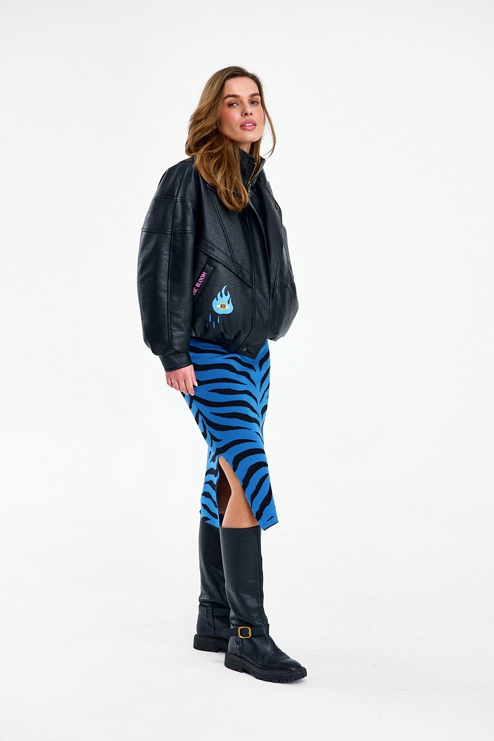 Spódnica dzianinowa Blue Rebel