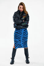 Spódnica dzianinowa Blue Rebel