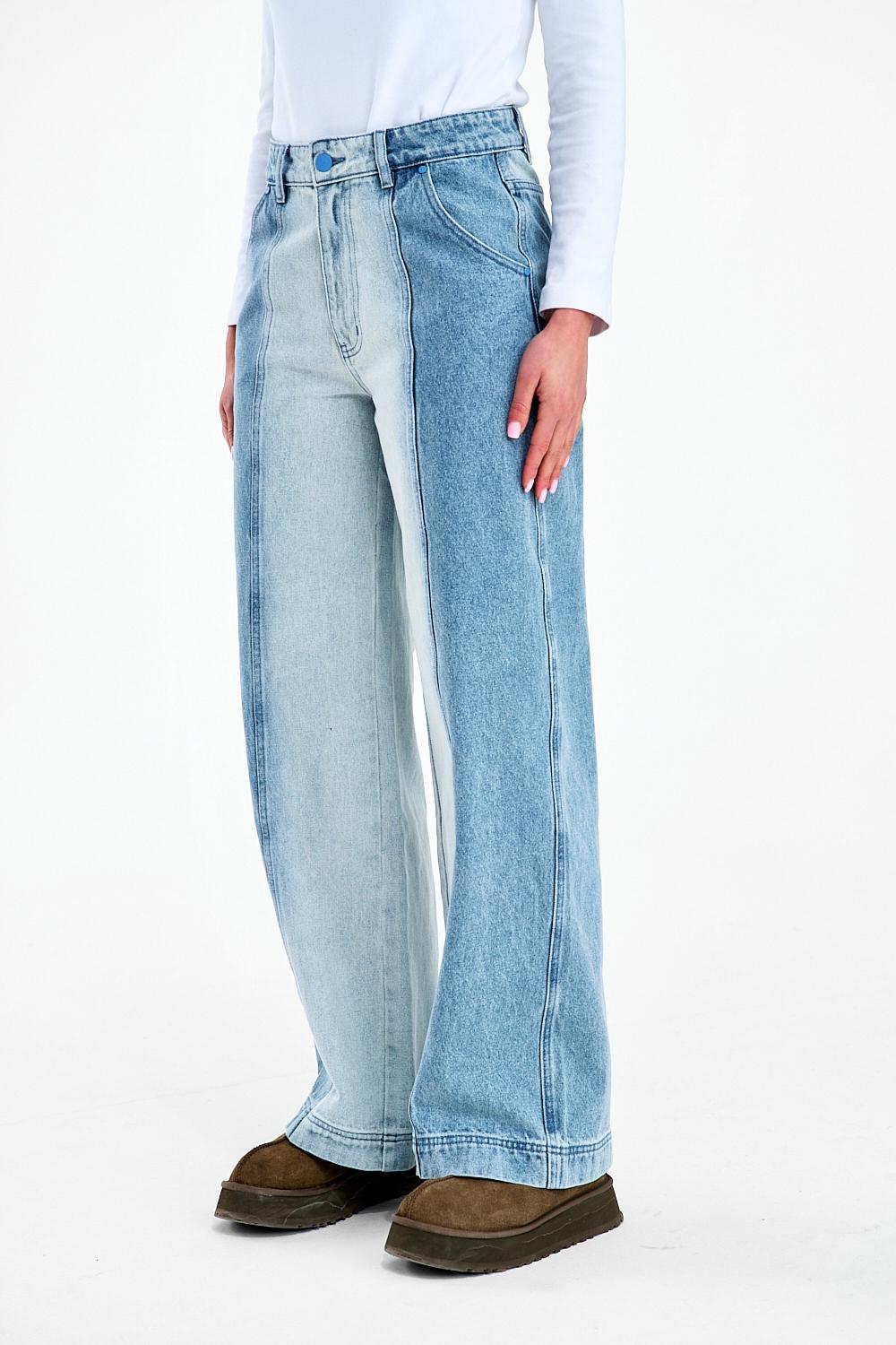 Szerokie spodnie jeansowe Secret Shine