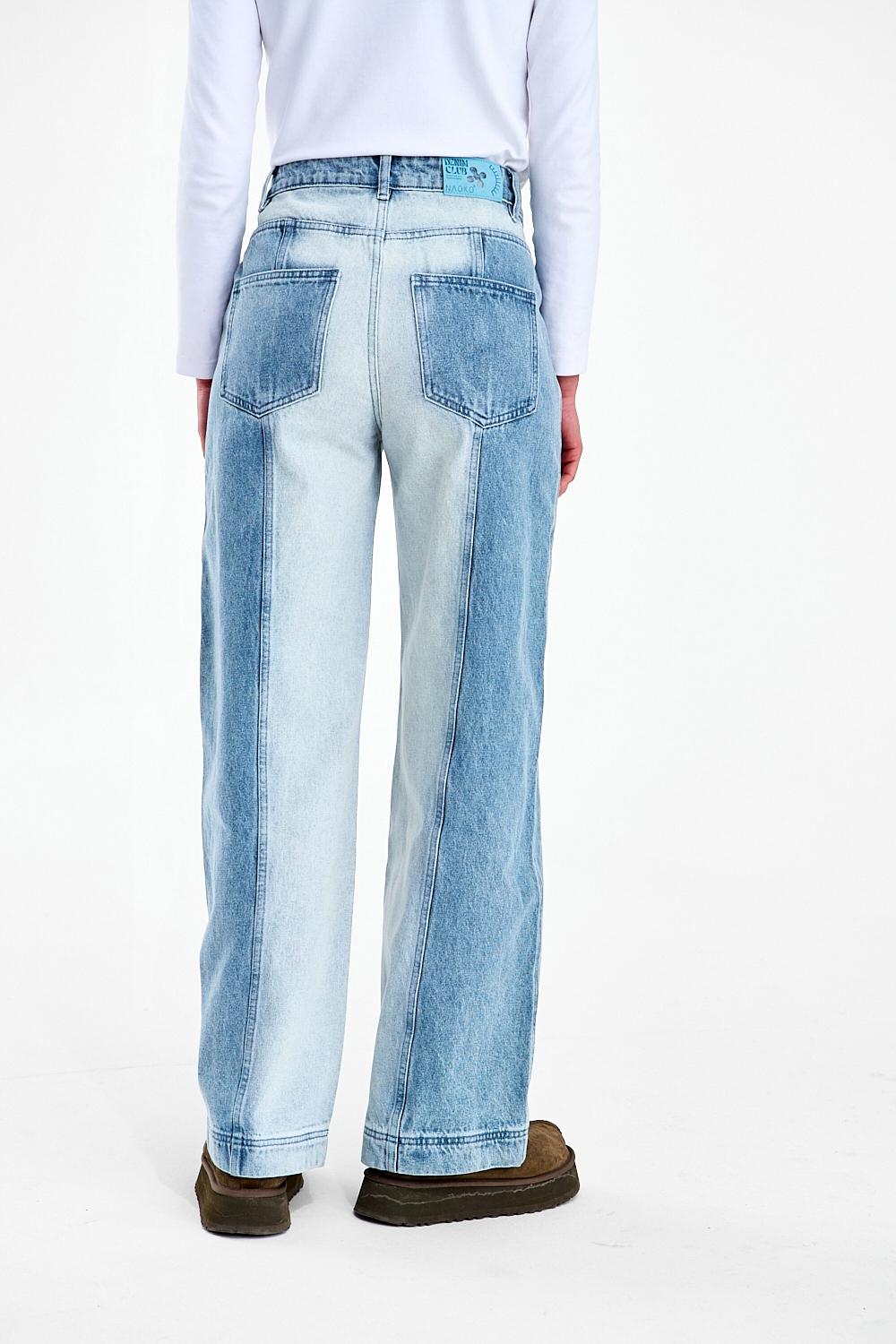 Szerokie spodnie jeansowe Secret Shine
