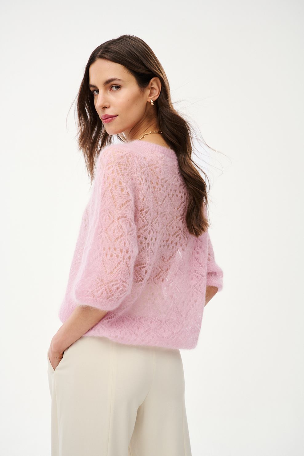 Sweter z moherem Rosebeam