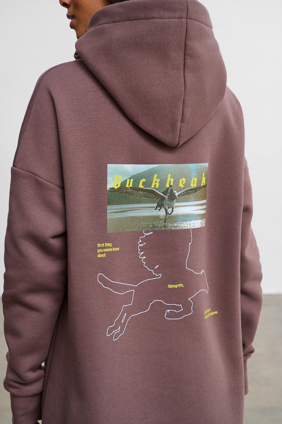 Długa bluza longline Buckbeak