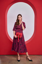 Sukienka midi Cranberry Spark