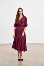 Sukienka midi Cranberry Spark