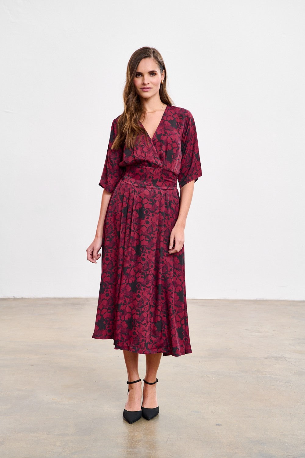 Sukienka midi Cranberry Spark