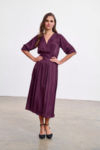 Sukienka midi Plum Affair