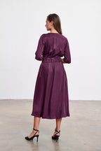 Sukienka midi Plum Affair