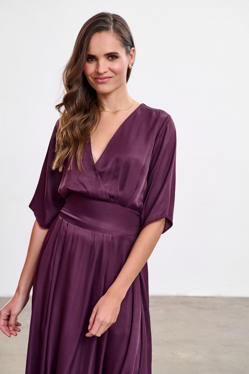 Sukienka midi Plum Affair