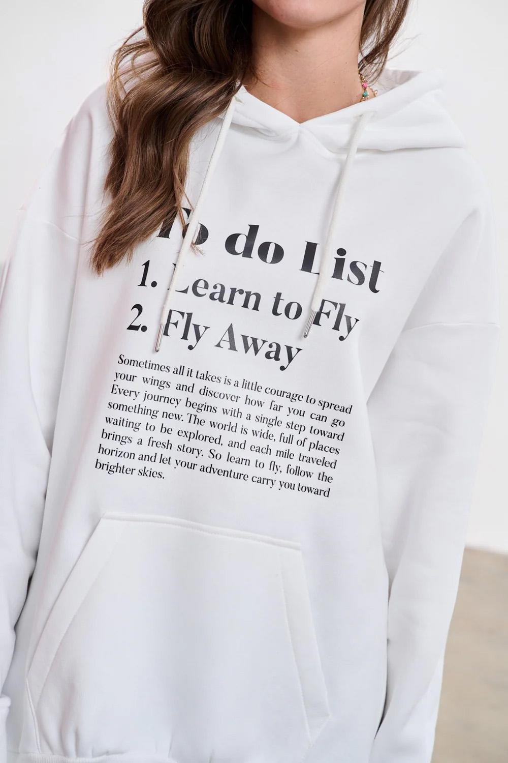 Bluza z kapturem To Do List