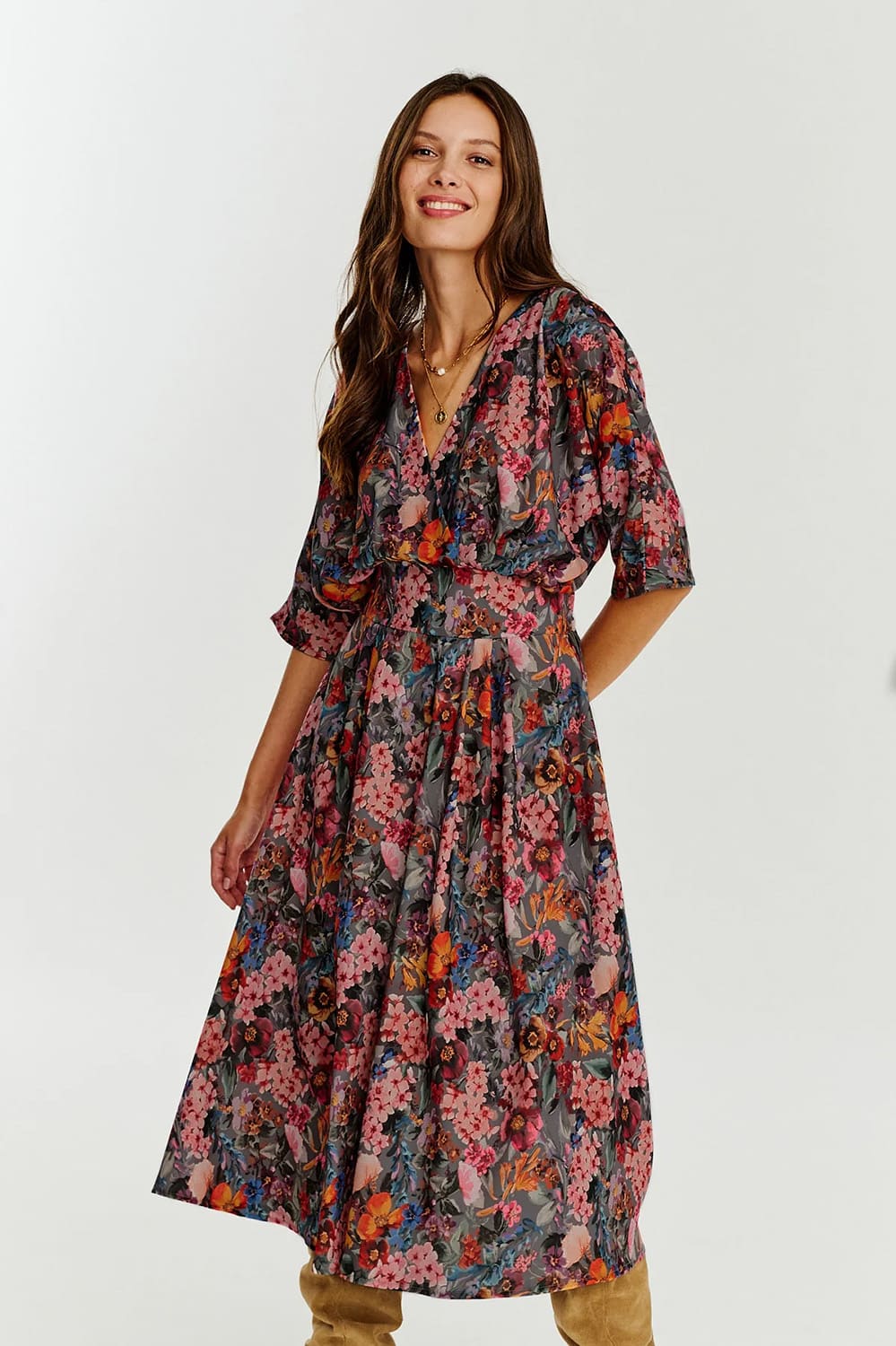 Sukienka midi Floral Sweetness