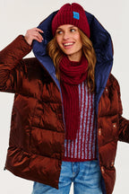 Dwustronna kurtka zimowa Alaska Cinnamon Cloud