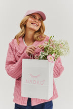 Lekka kurtka pikowana Rosy Blush