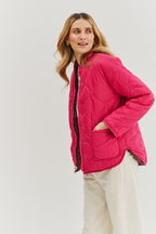 Kurtka dwustronna Pink Cheetah