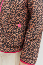 Kurtka dwustronna Pink Cheetah