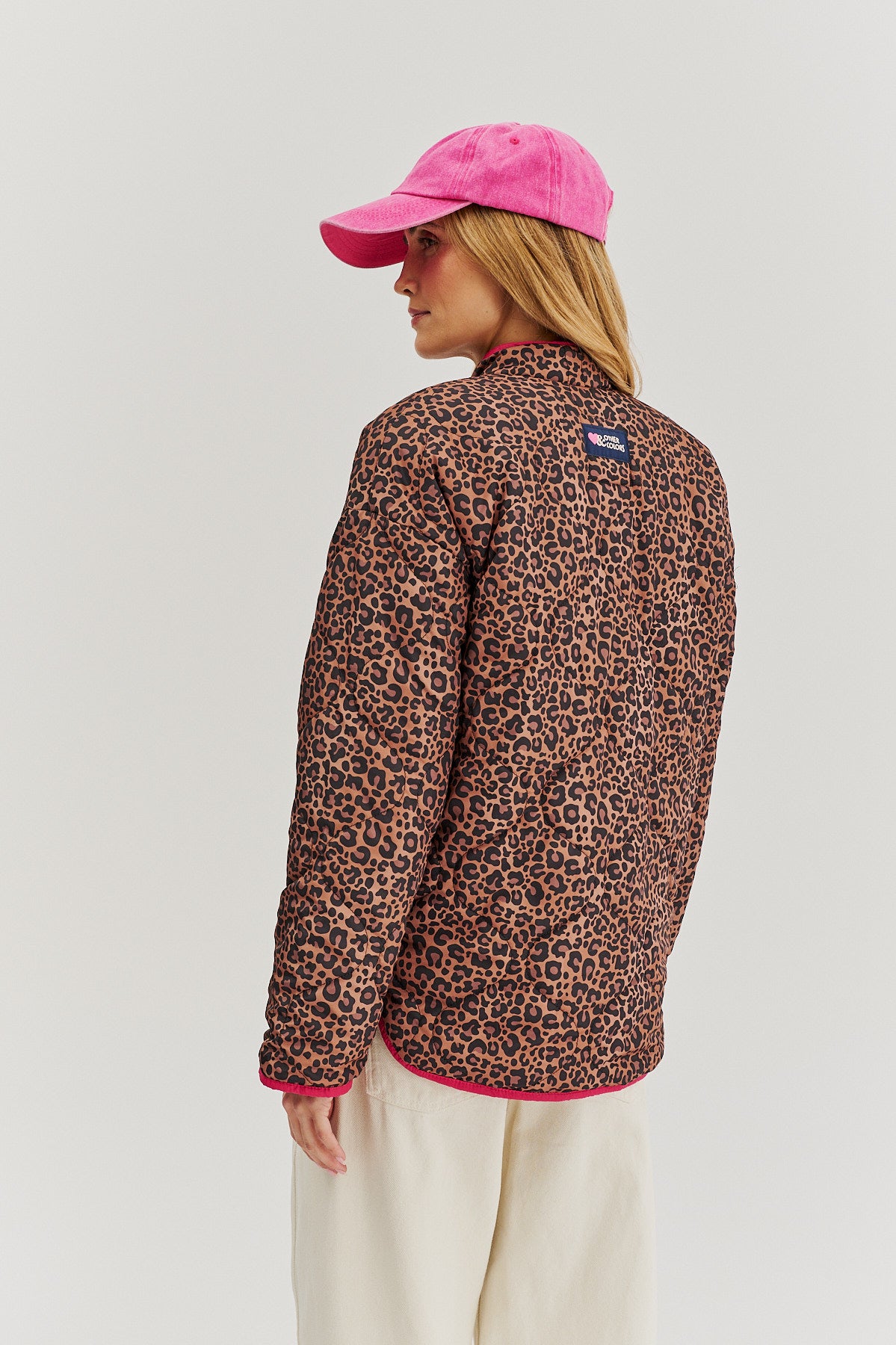 Kurtka dwustronna Pink Cheetah