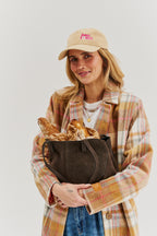 Torebka skórzana typu shopper Chocolate Glow