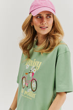 T-shirt Daisy Me Rollin'