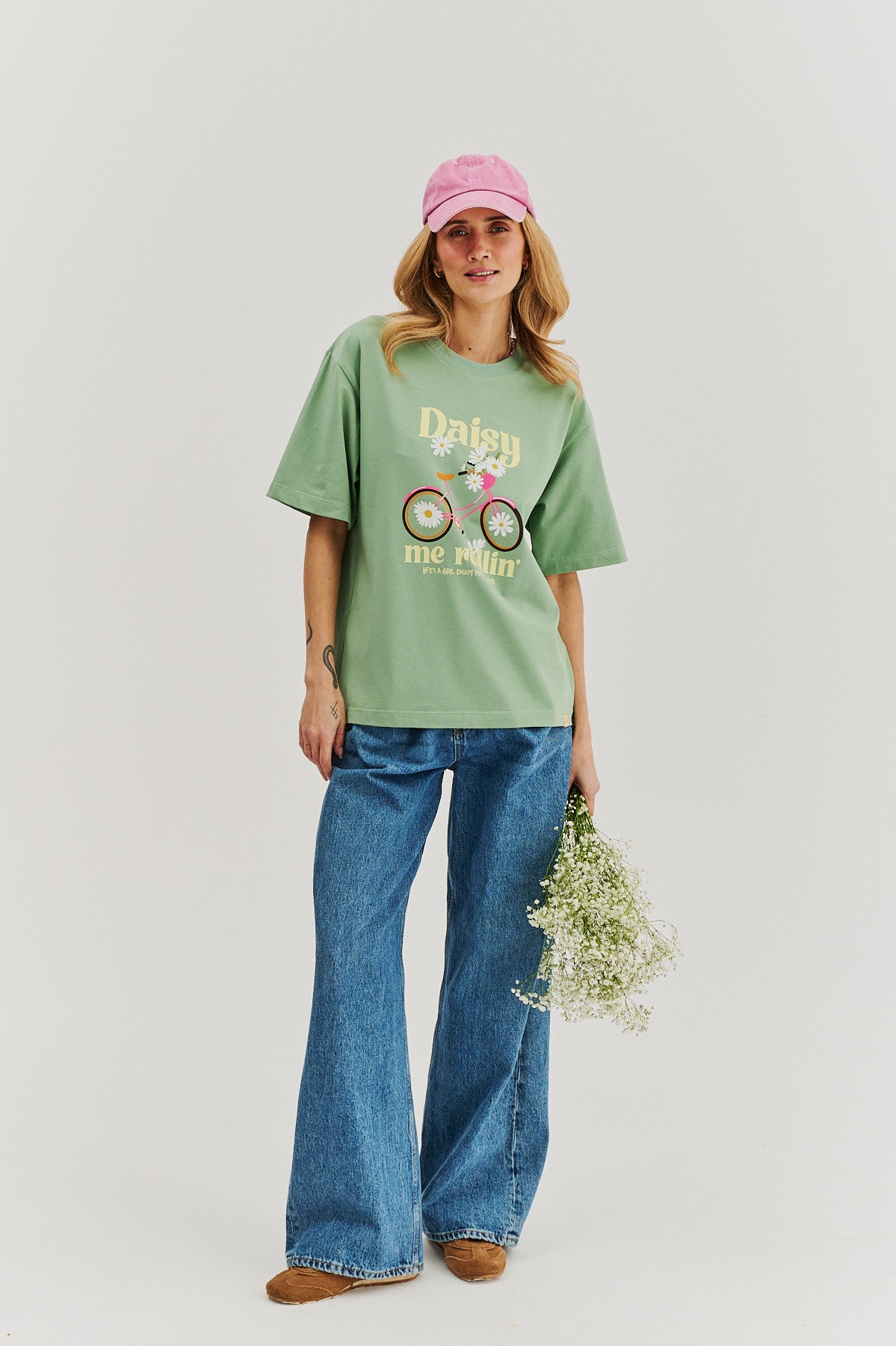 T-shirt Daisy Me Rollin'