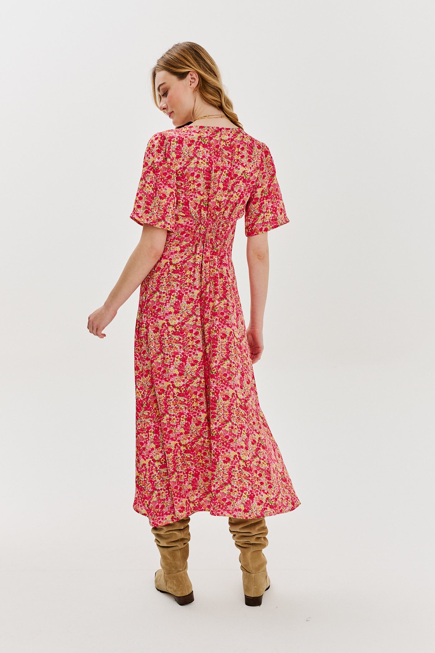 Sukienka midi Sunbeam Petals