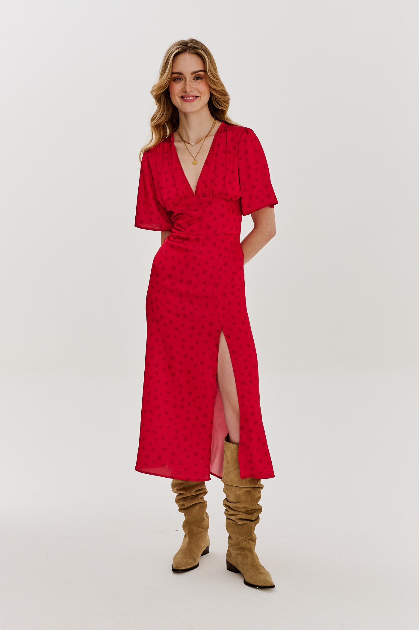 Sukienka midi Mulberry Charm