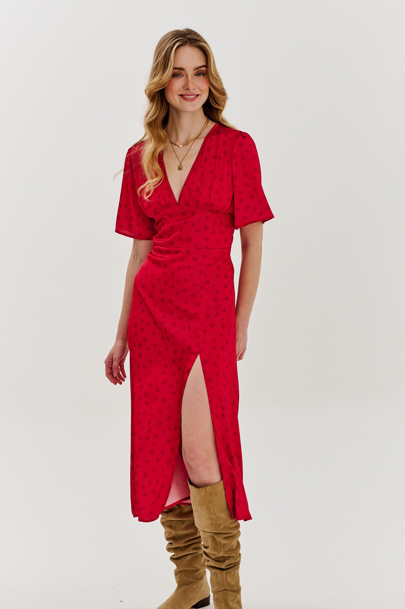 Sukienka midi Mulberry Charm