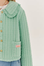 Lekka kurtka pikowana Pistachio Blush