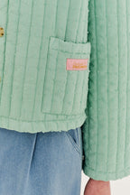 Lekka kurtka pikowana Pistachio Blush