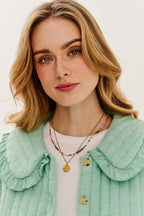 Lekka kurtka pikowana Pistachio Blush