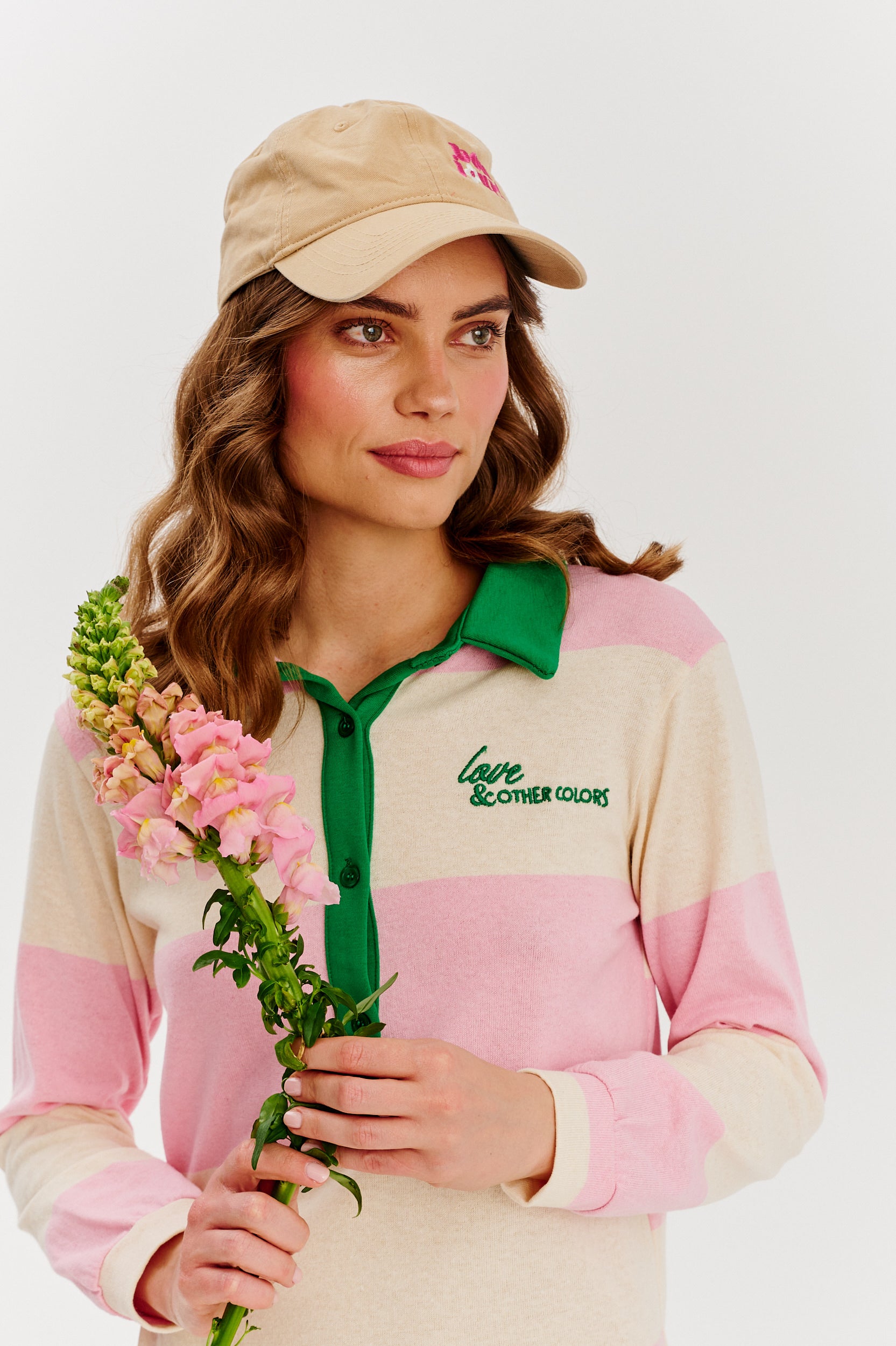 Sukienka dzianinowa polo Blossom Haze