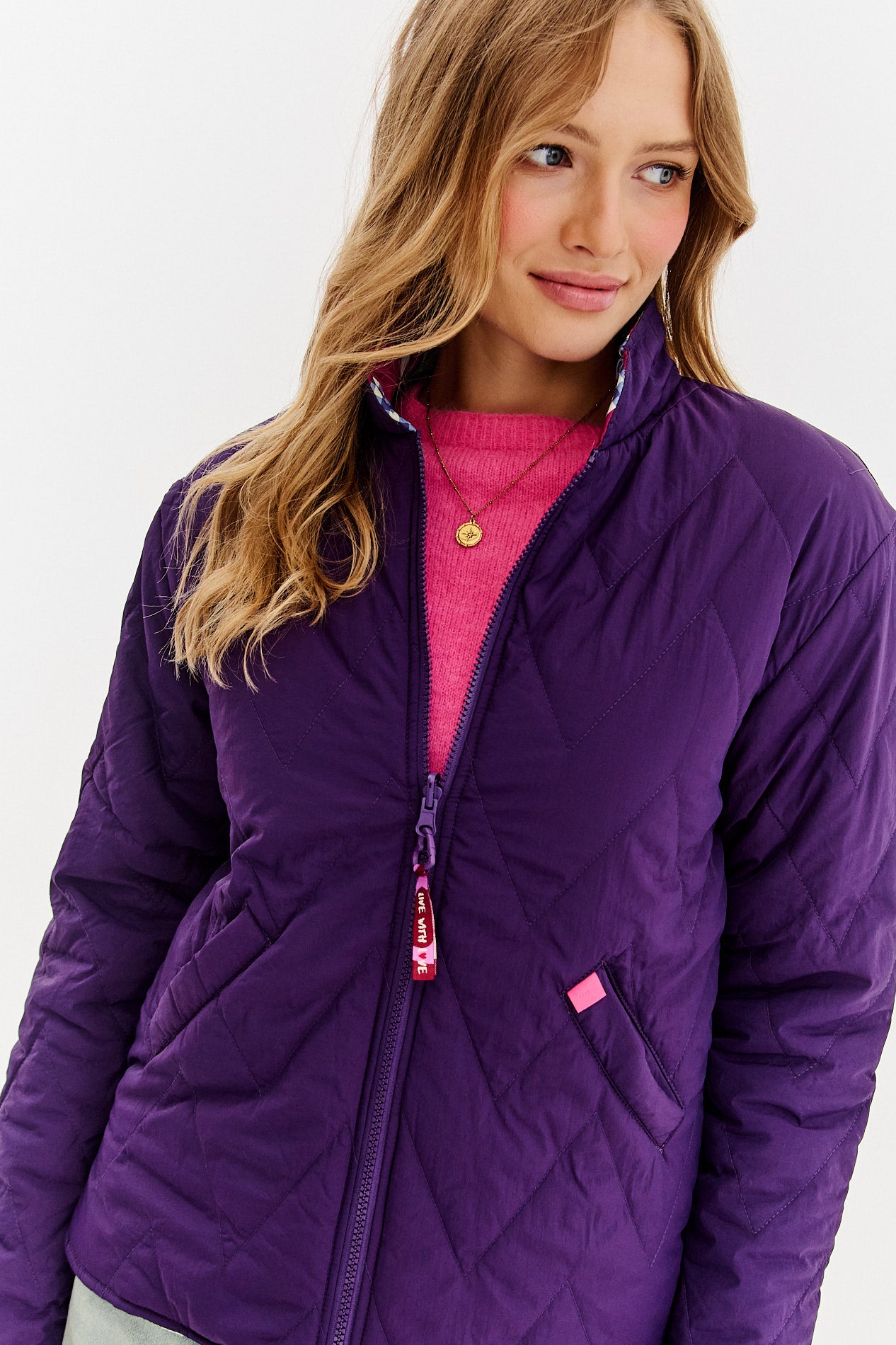 Kurtka dwustronna Poppy Cozy Walk