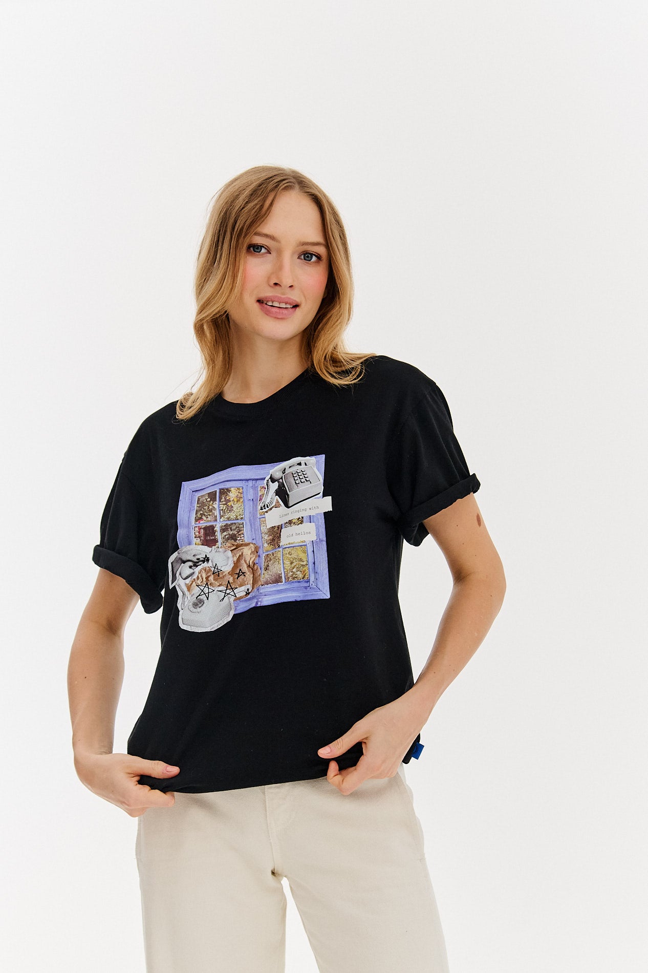 T-shirt Old Hello