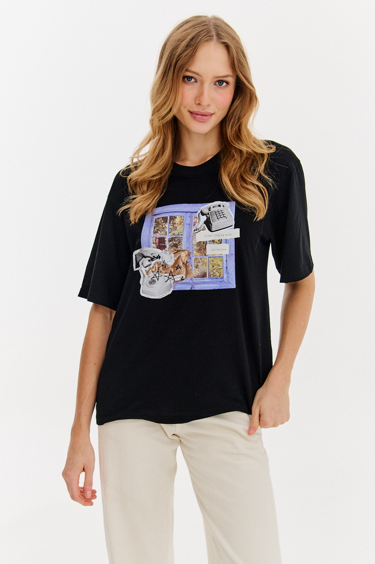 T-shirt Old Hello