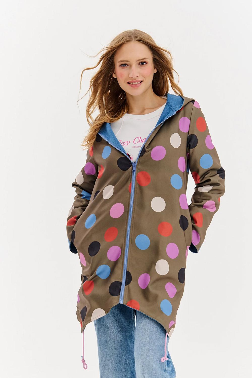 Parka dwustronna Moon Dots