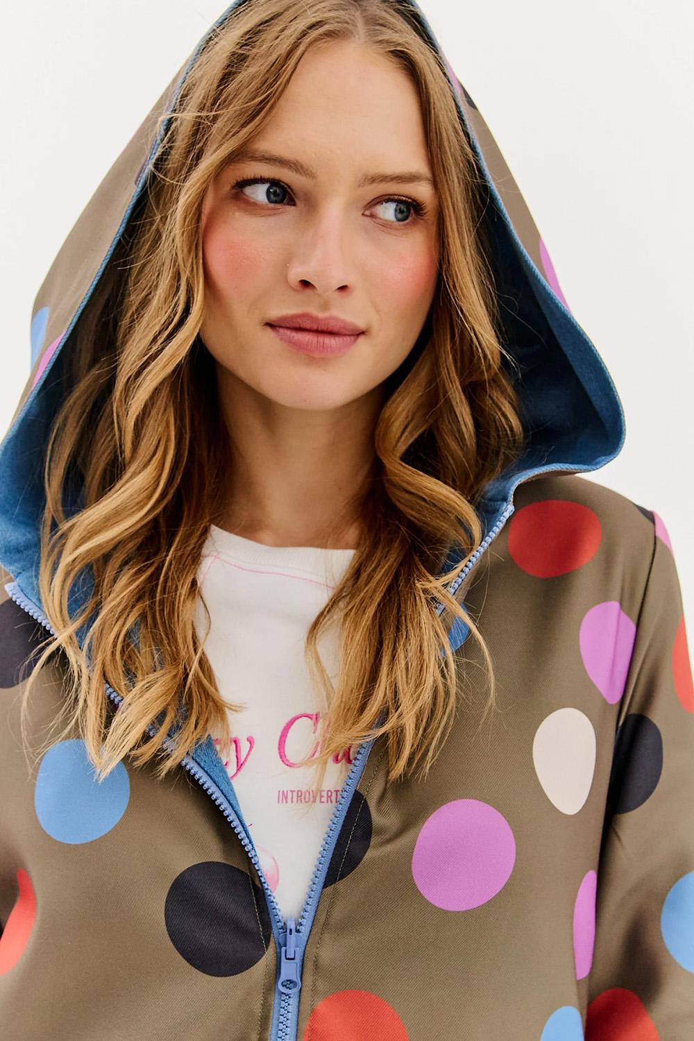 Parka dwustronna Moon Dots