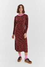 Sukienka dzianinowa Modern Leopard