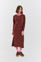 Sukienka dzianinowa Modern Leopard