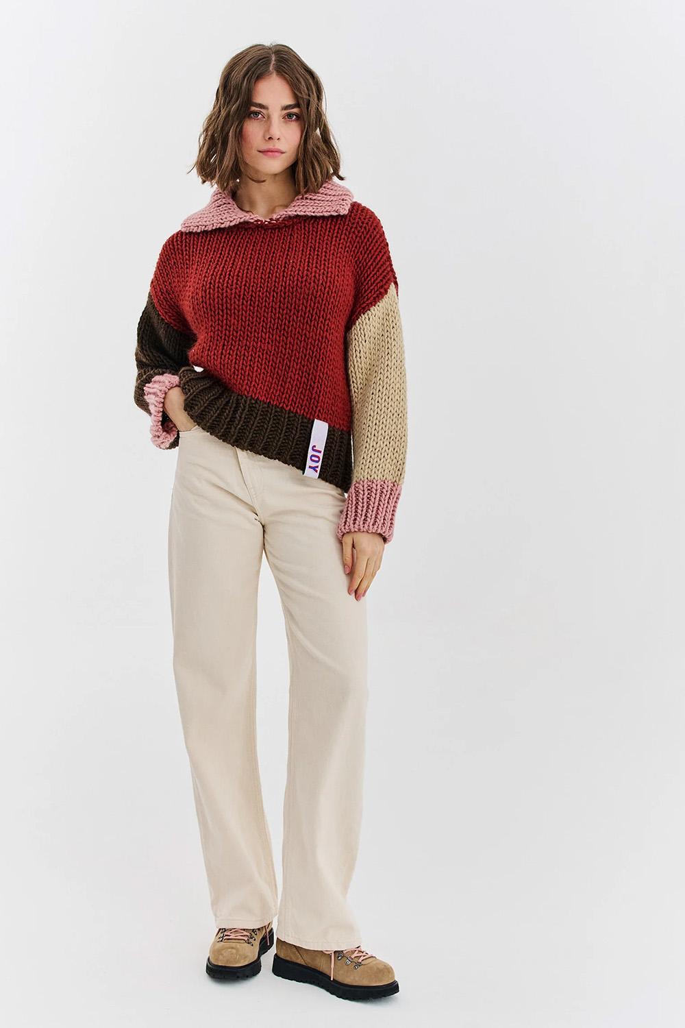 Sweter z wełną Smile Collector