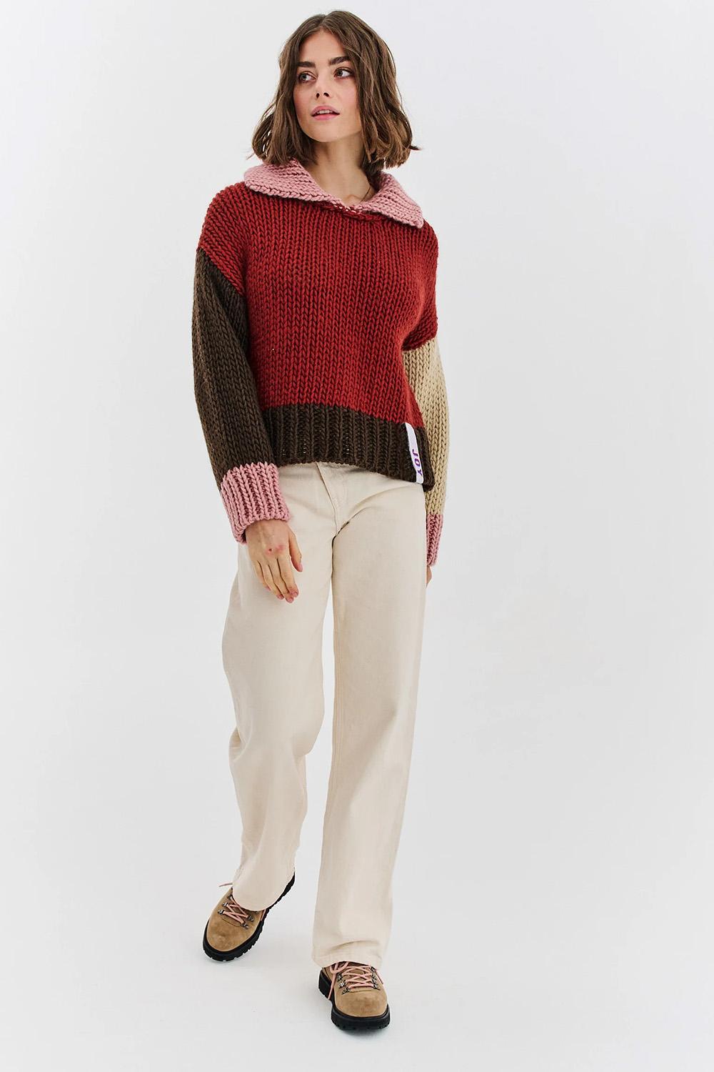 Sweter z wełną Smile Collector