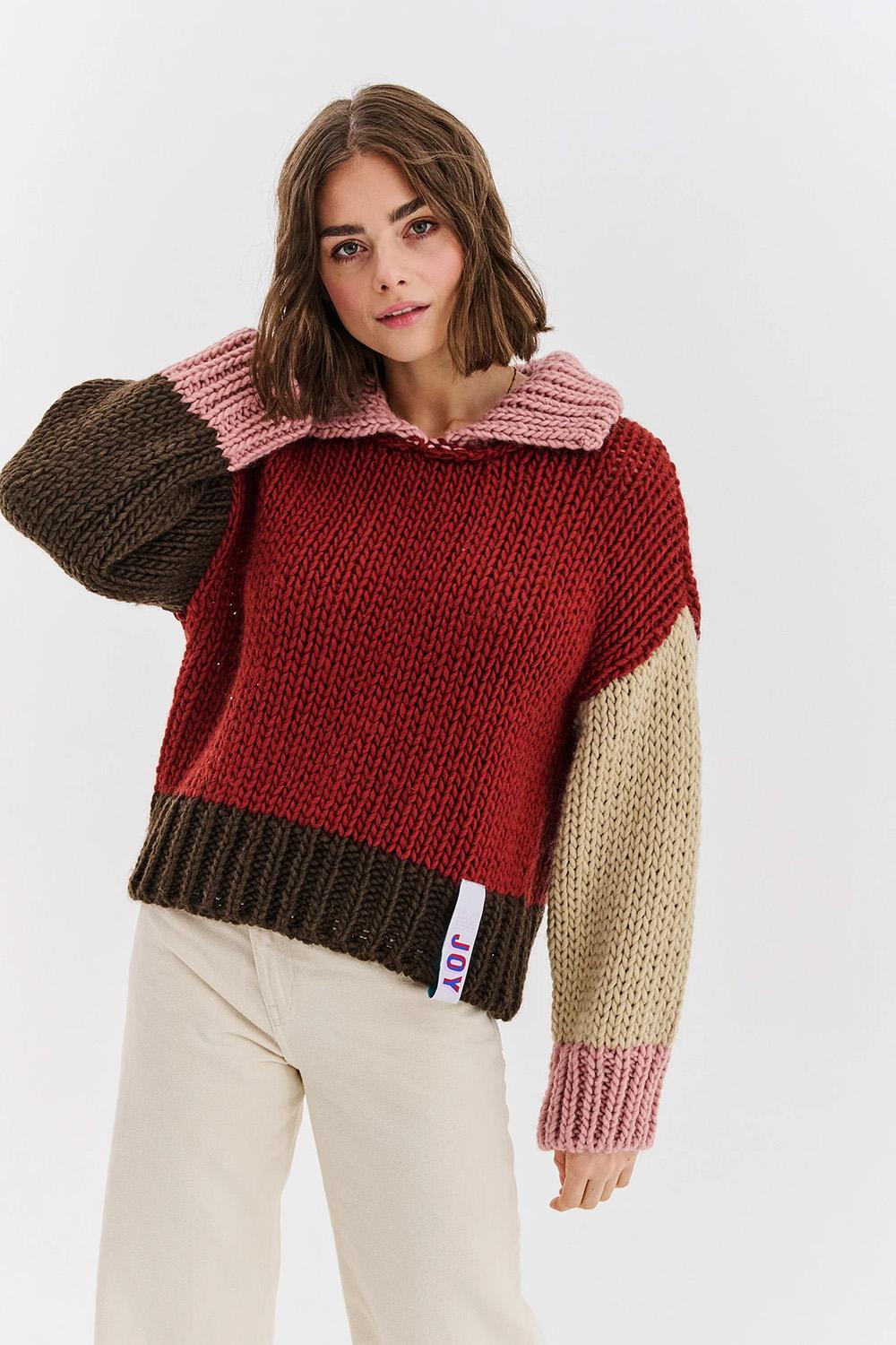 Sweter z wełną Smile Collector