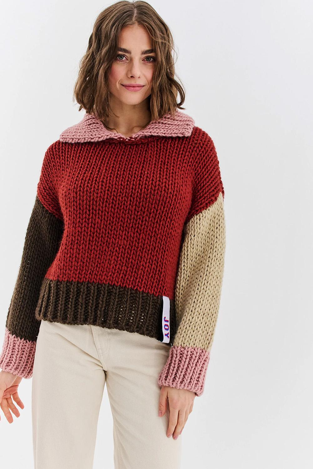 Sweter z wełną Smile Collector