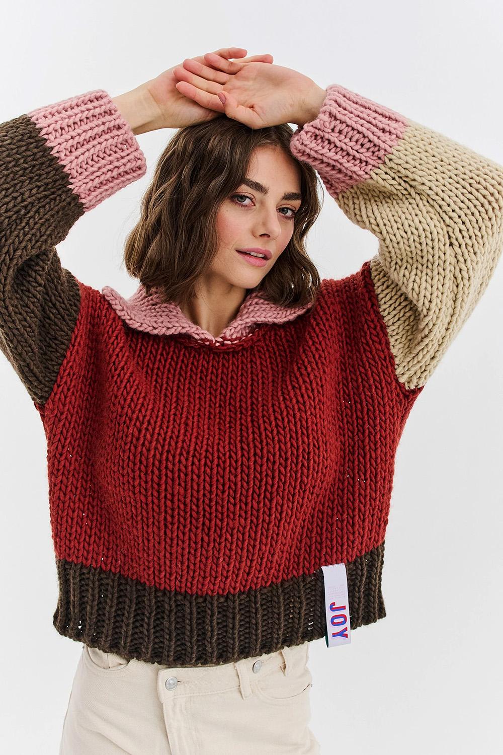 Sweter z wełną Smile Collector