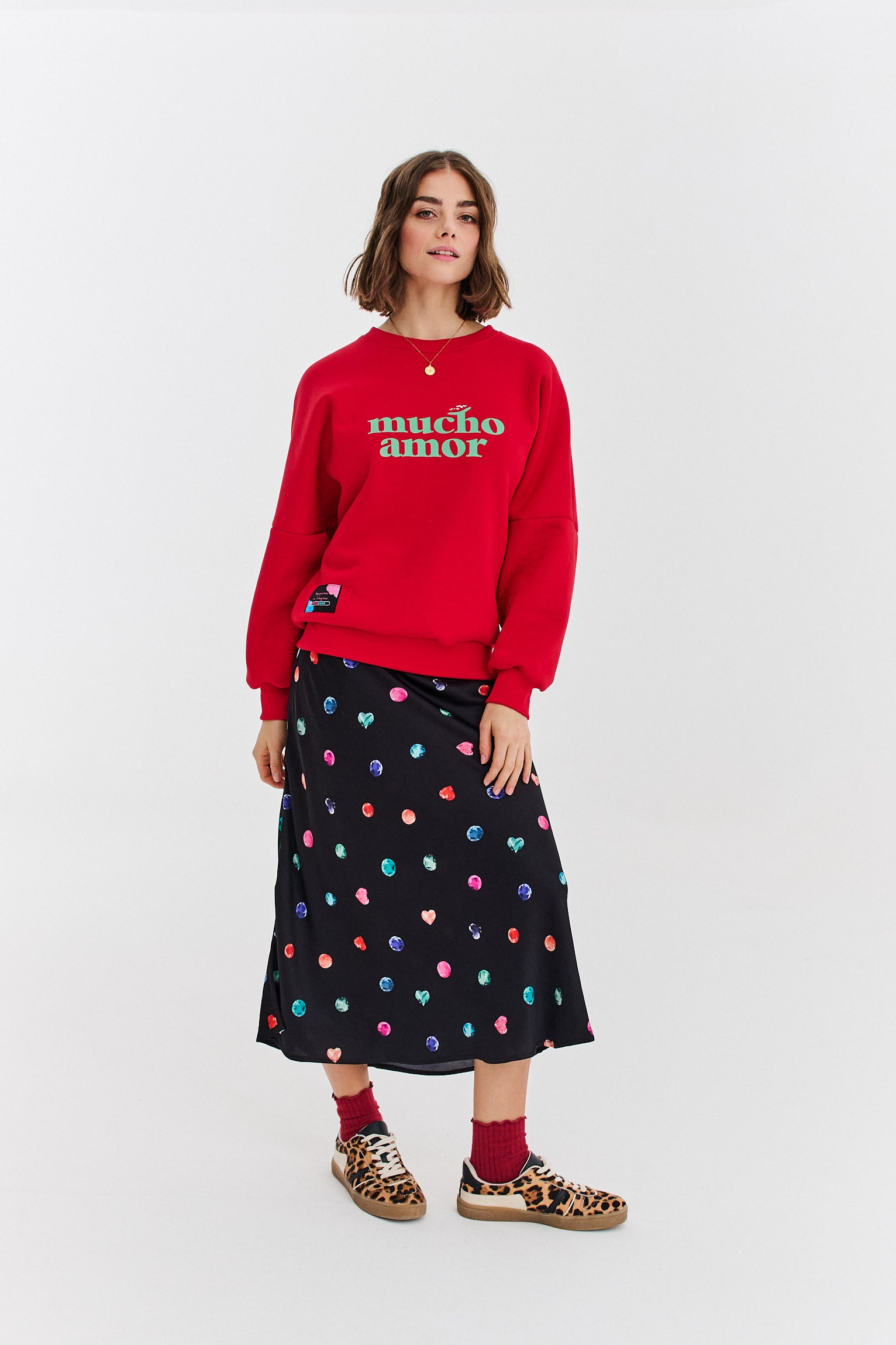 Spódnica midi Chasing Diamonds