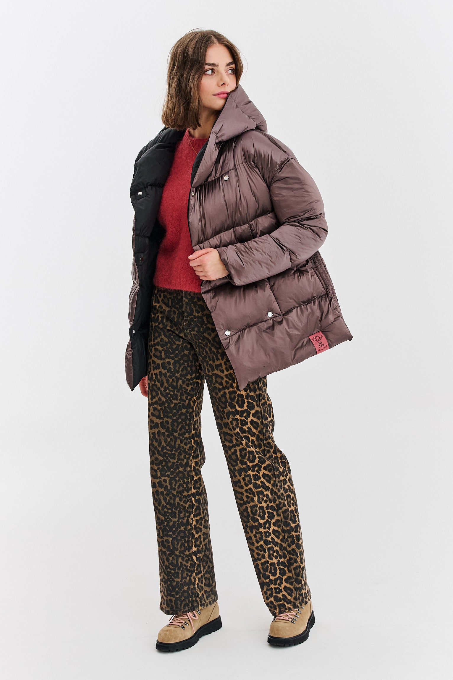 Dwustronna kurtka zimowa Alaska Velvet Earth