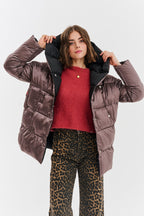 Dwustronna kurtka zimowa Alaska Velvet Earth
